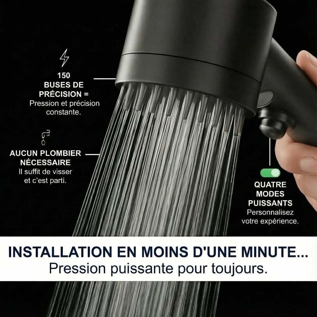 POMMEAU DE DOUCHE FILTRANT - ÔFILTRE